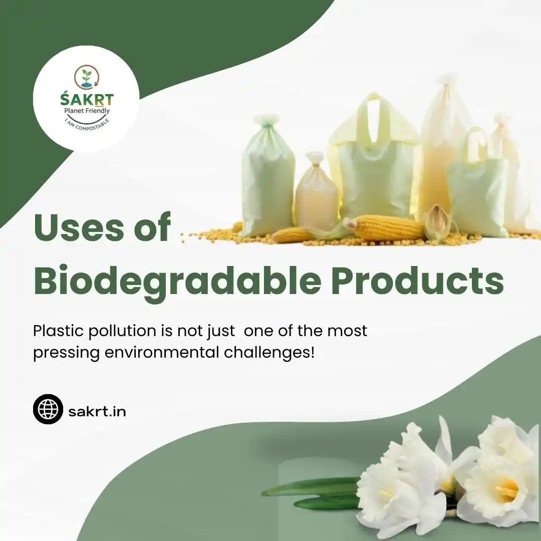 Uses of biodegradable bags and products