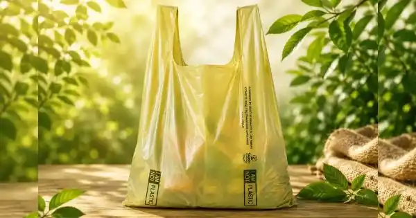 CPCB certified green plastic bags manufactured by SAKRT