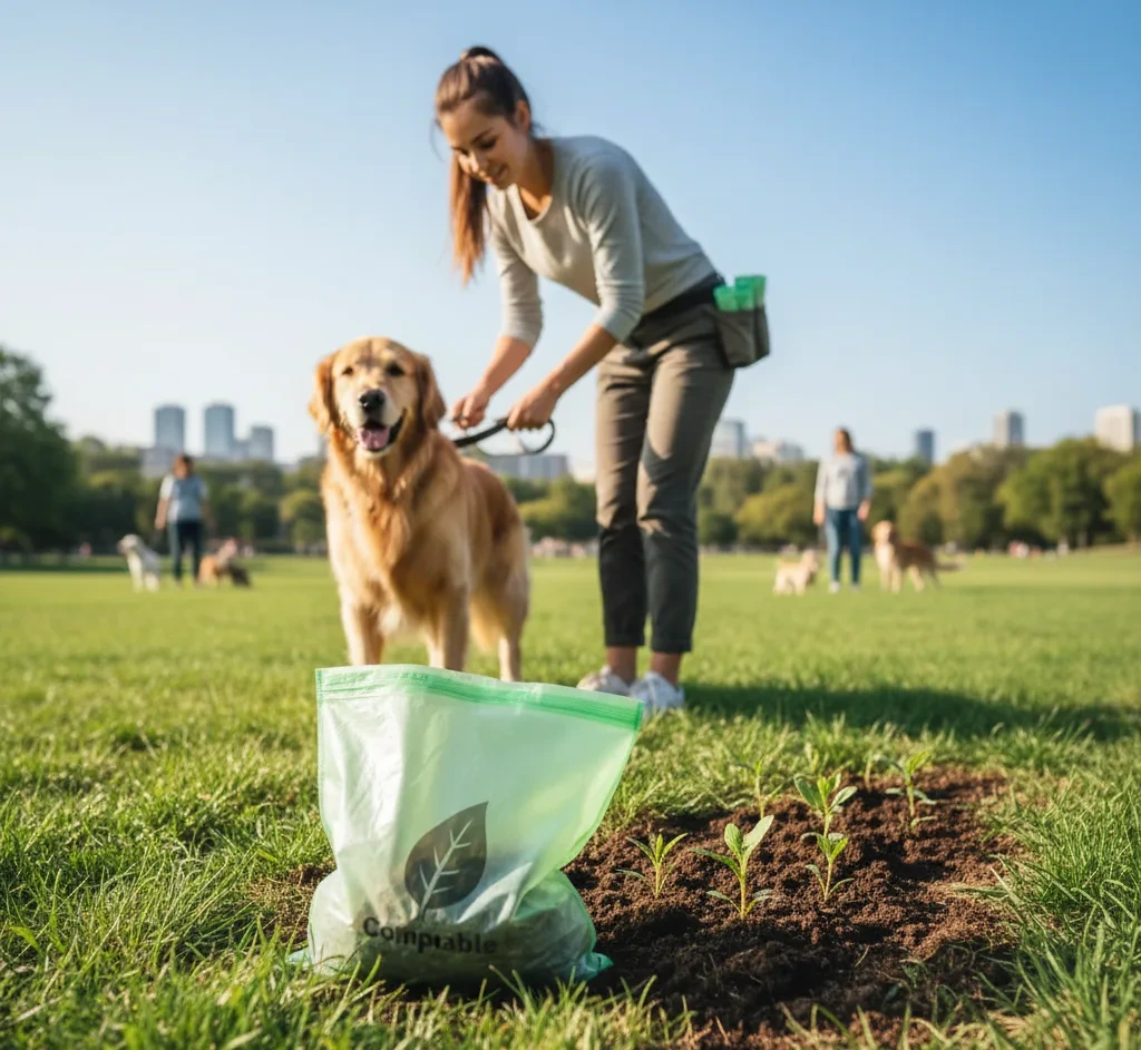 CPCB certified compostable pet poop bags leak proof SAKRT