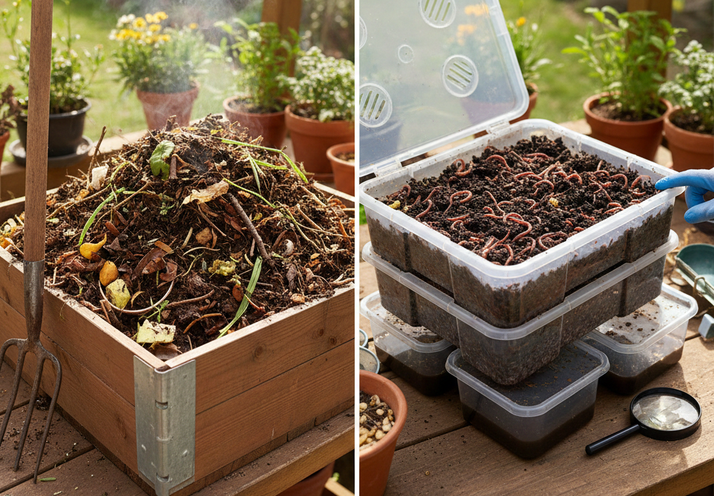 Define compost and vermicompost