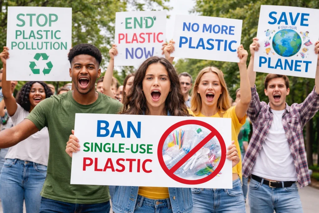 ban single use plastics