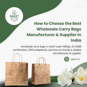 Bulk stacks of eco-friendly wholesale carry bags ready for B2B distribution in India