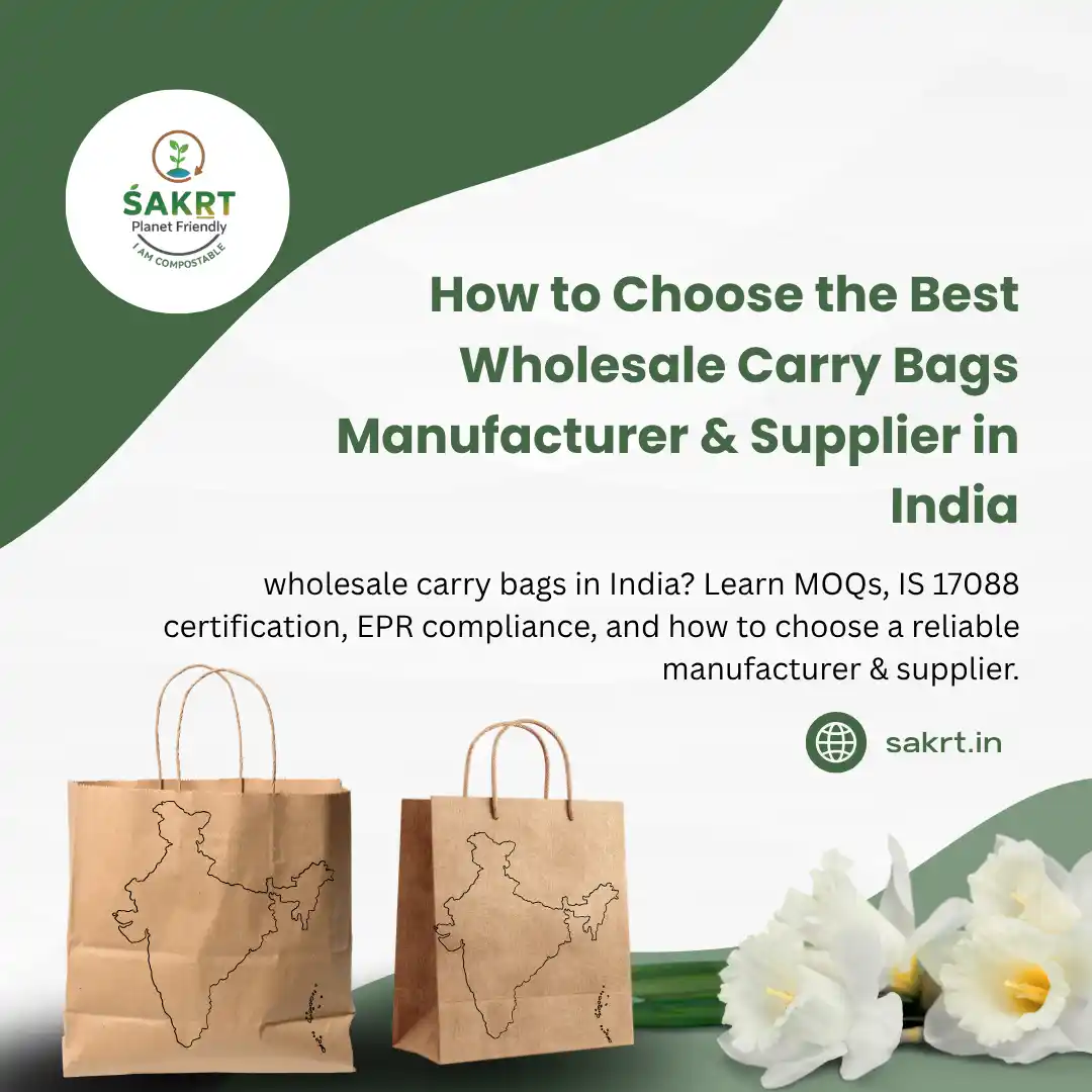 Bulk stacks of eco-friendly wholesale carry bags ready for B2B distribution in India